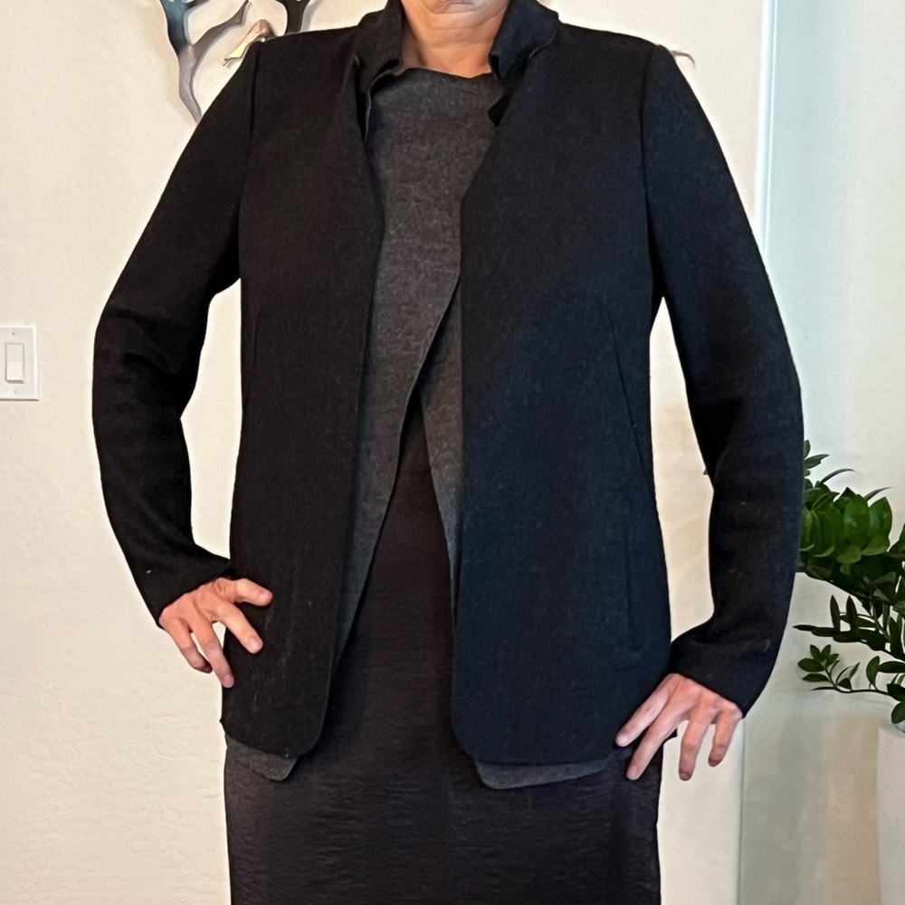 Piazza Sempione Black and Gray Jacket